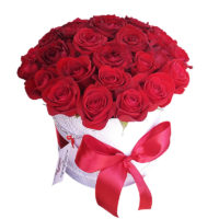 доставка роз Барановичи, цветы, розы в коробке