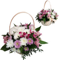 Купить корзину цветов в Барановичах, живые цветы
