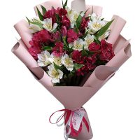 букет альстромерии в Барановичах