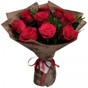 букет красных роз в Барановичах с доставкой