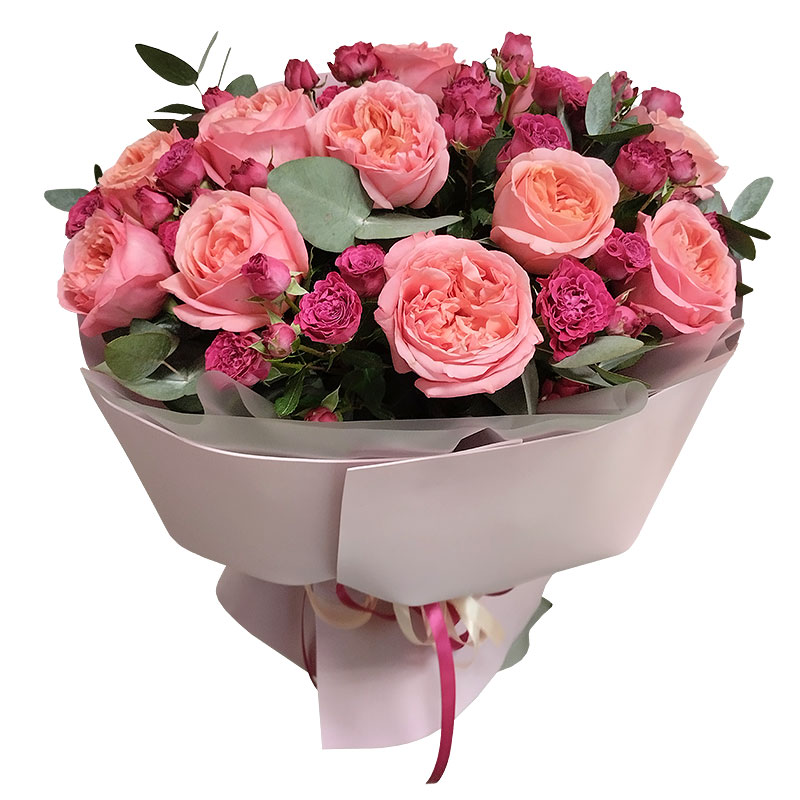 buket_281 розы пионовидных сортов в Барановичах с доставкой